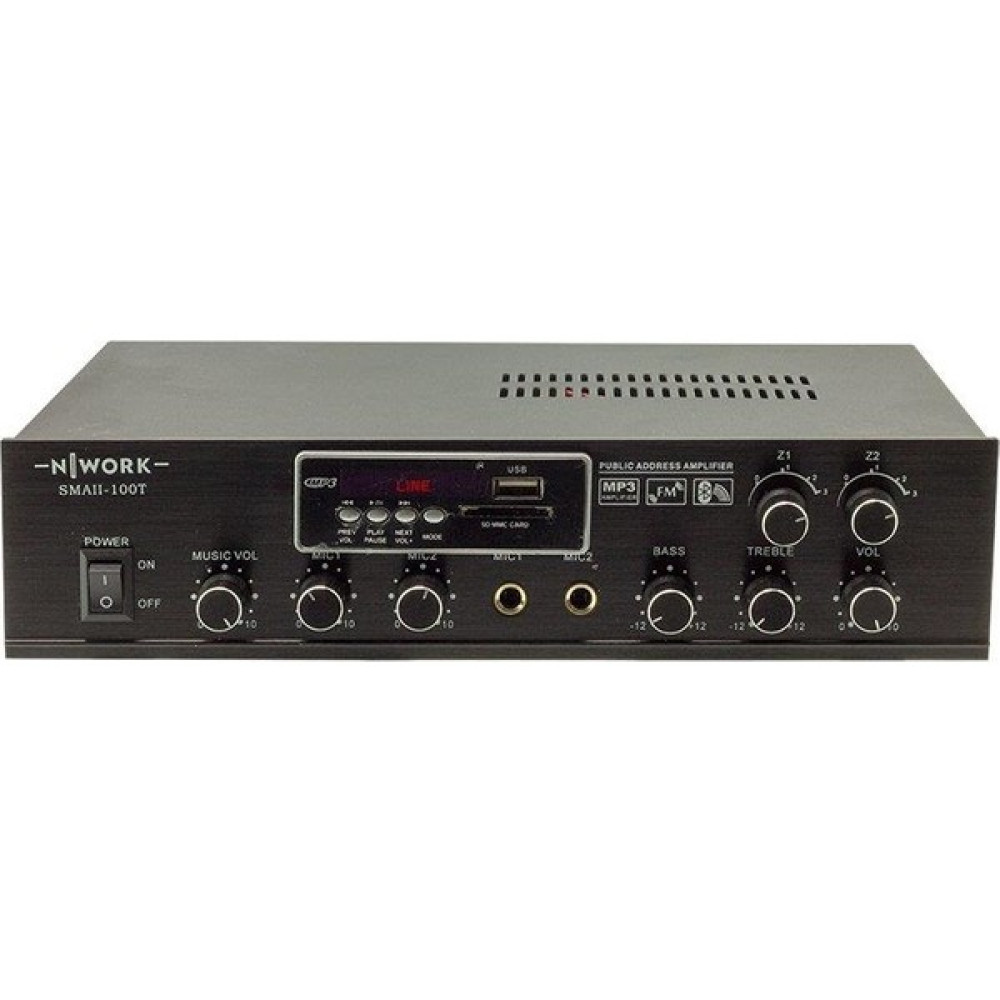 Nwork SMALL-100T Trafolu Stereo Amfi - Siyah Docking Hoparlör Fiyatı