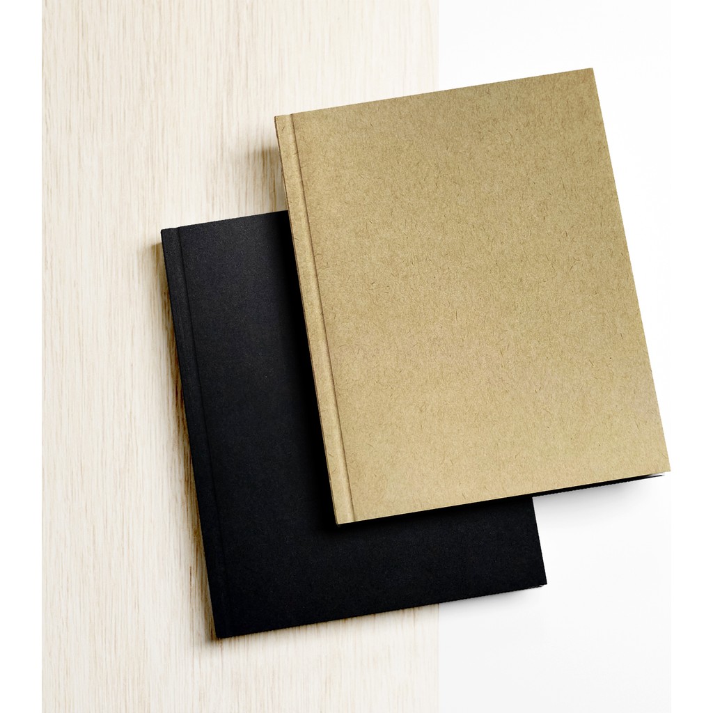 NY Amerikan Ciltli, A5, Çizgisiz Not Defteri, 2'li (Siyah-Süt Kahve Kraft),128 Sayfa, 90 Gr. Ivory Kağıt, Kraft Kapak. Defter & Kağıt Ürünleri Fiyatı