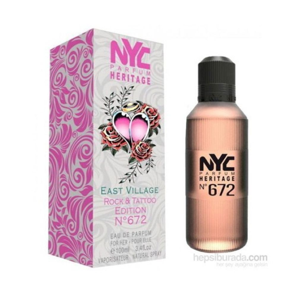 Nyc East Vıllage Rock Tattoo Edıtıon No 672 For Her Edt 100Ml Kadın Parfümleri Fiyatı
