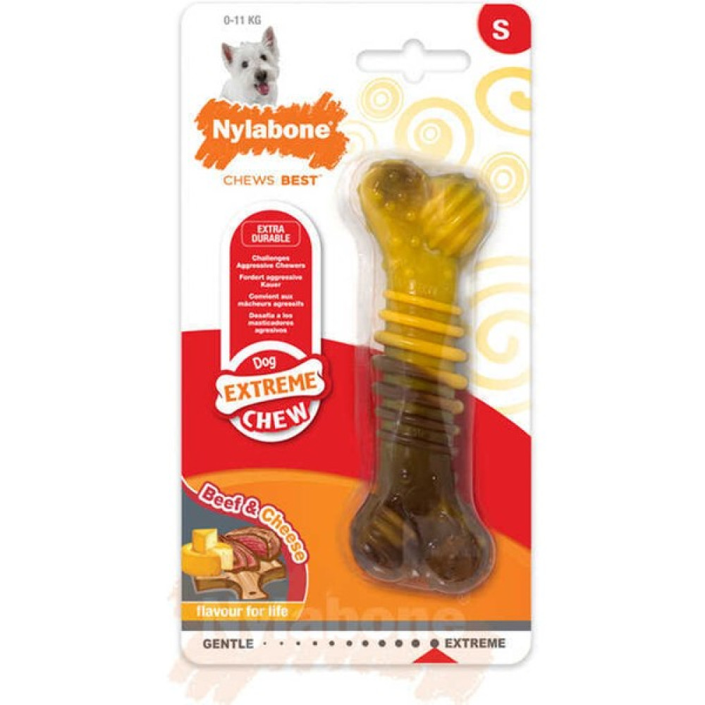 Nylabone Biftek ve Peynir Aromalı Köpek Çiğneme Çubuğu Small Evcil Hayvan Ürünleri Fiyatı