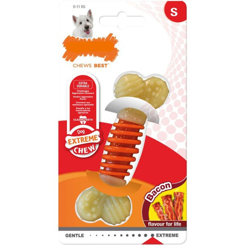 Nylabone Köpek Çiğneme Oyuncağı Nylabone Extreme Chew Pro Action Bacon S Beden Naylon (Yurt Dışından) Evcil Hayvan Ürünleri Fiyatı