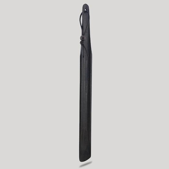 NYN Siyah Eskitme Ahşap 70 cm Uzunluğunda Ayakkabı Çekeceği