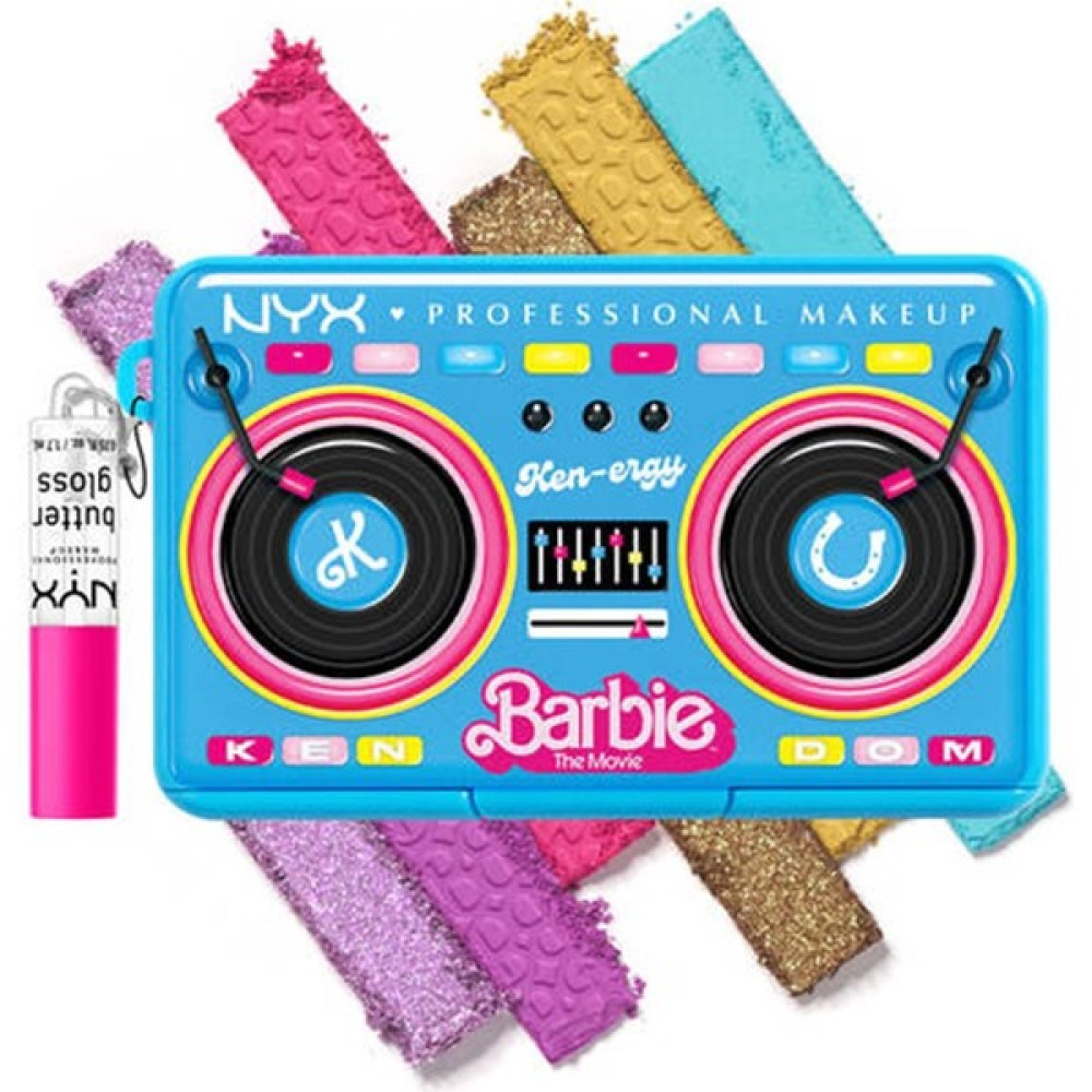 Nyx Barbie Mini Göz Farı ve Yüz Paleti Turn Up The Ken-Energy + Mini Butter Gloss Dudak Parlatıcısı Göz Farı Fiyatı