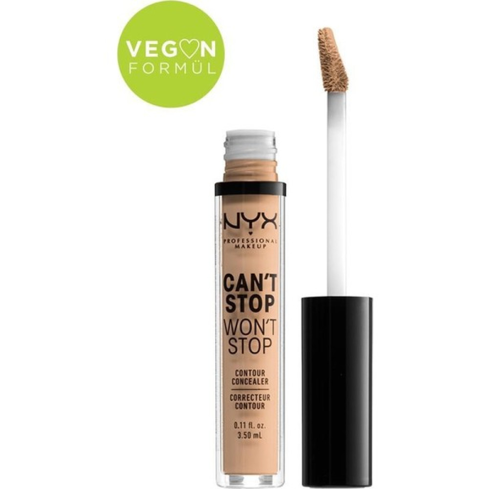 Nyx Can't Stop Won't Stop Contour Concealer 7 Natural 3.5 ml Concealer Fiyatı