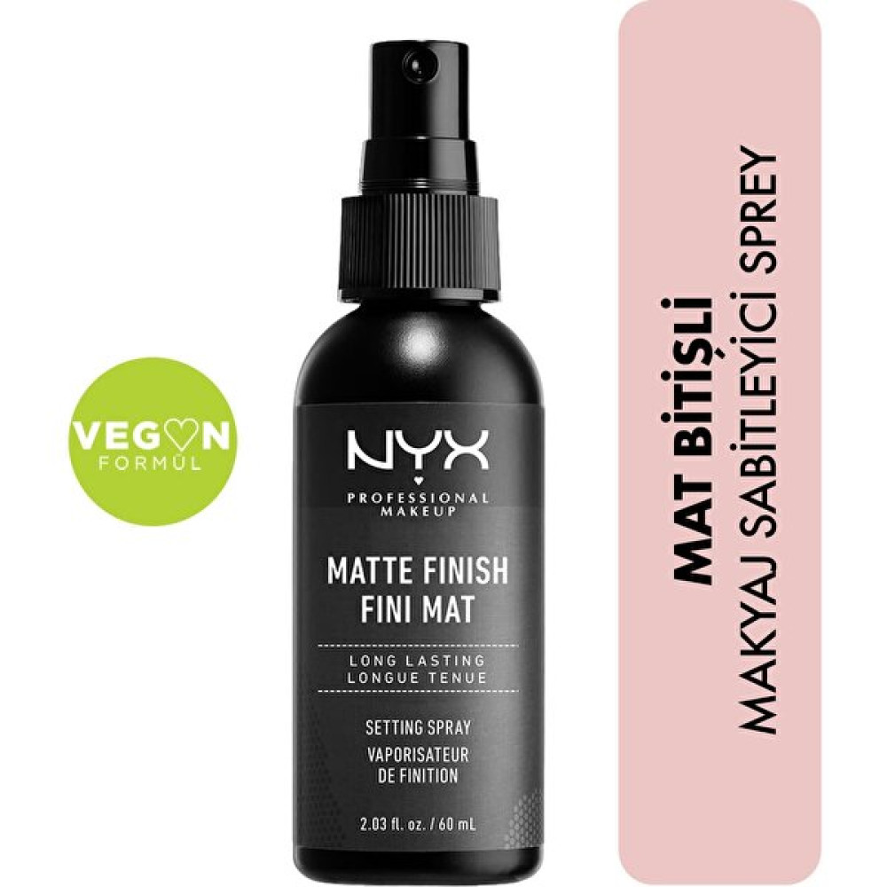 Nyx Mat Görünüm Veren Makyaj Sabitleyici Sprey - Makeup Setting Spray Matte 79 Makyaj Bazı Fiyatı
