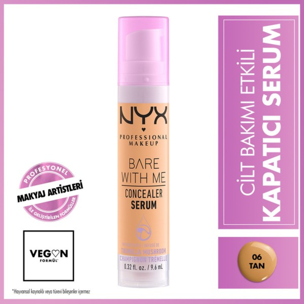 Nyx Professional Makeup Bare With Me Concealer Serum - 06 Tan Concealer Fiyatı