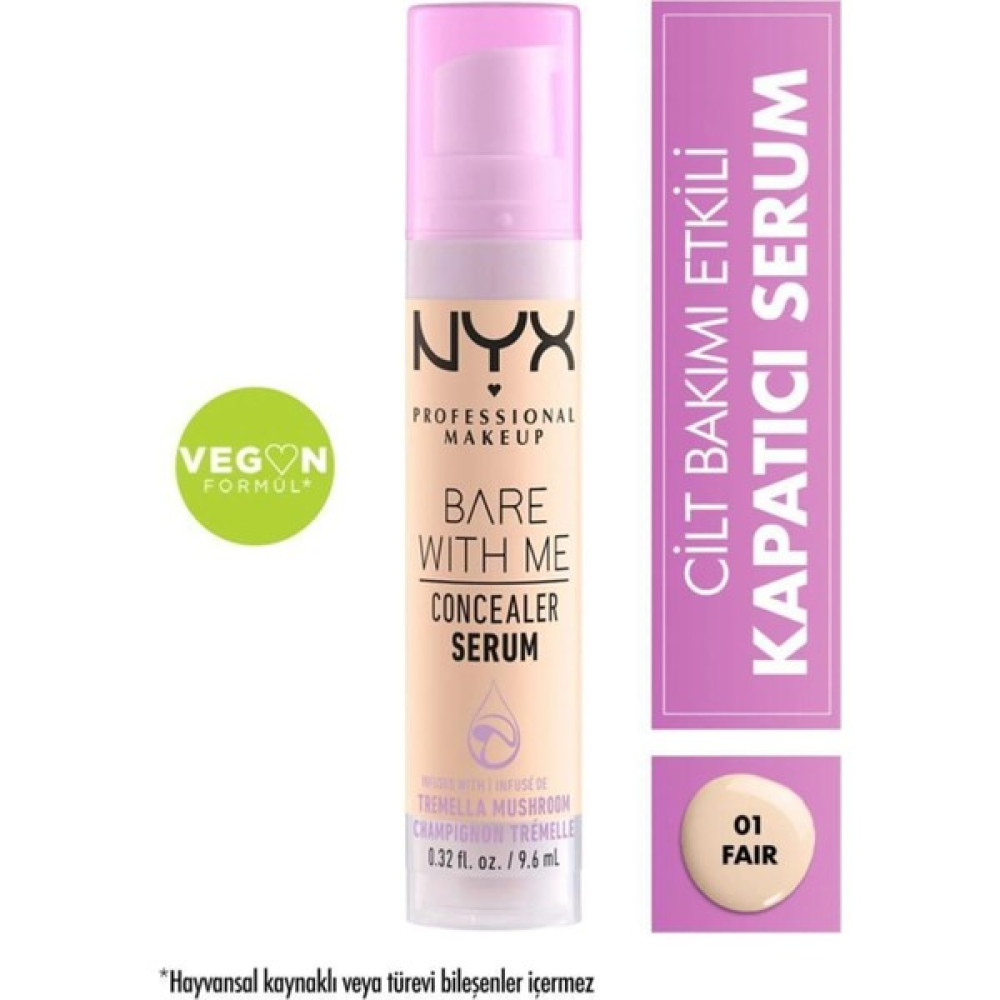 Nyx Professional Makeup Bare With Me Kapatıcı Serum 01 FAIR Concealer Fiyatı
