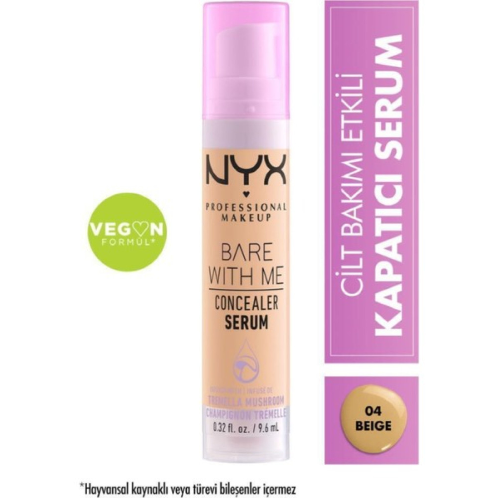 Nyx Professional Makeup Bare With Me Kapatıcı Serum 04 Beige Concealer Fiyatı