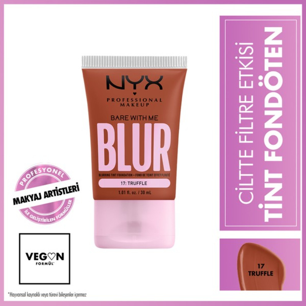 Nyx Professional Makeup Blur Tint Ciltte Filtre Etkili Fondöten - 17 Truffle Fondötenler Fiyatı