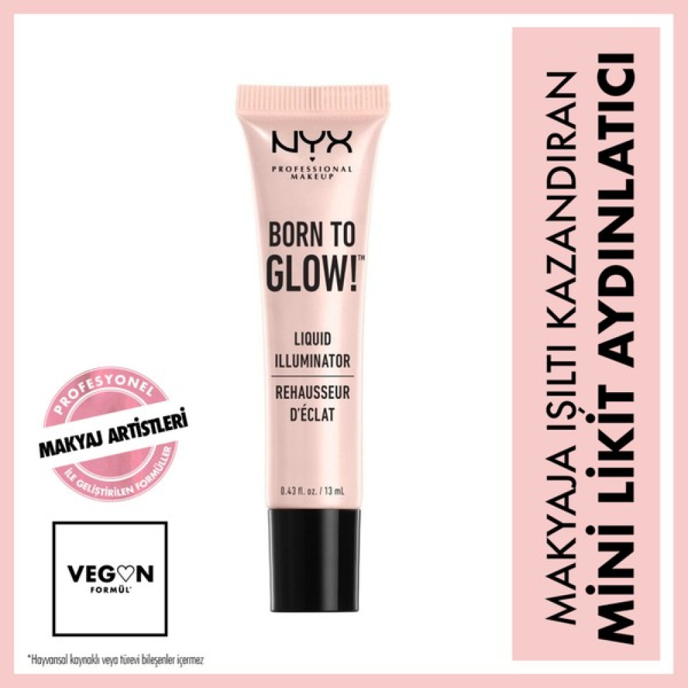 NYX Professional Makeup BORN TO GLOW LIQUID ILLUMINATOR MINI - SUNBEAM Aydınlatıcı Fiyatı