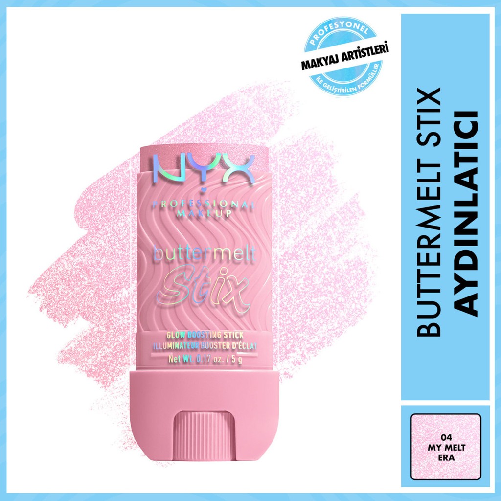 NYX Professional Makeup Buttermelt Stix Highlighter - Kremsi Stick Aydınlatıcı 04 - My Melt Era Aydınlatıcı Fiyatı