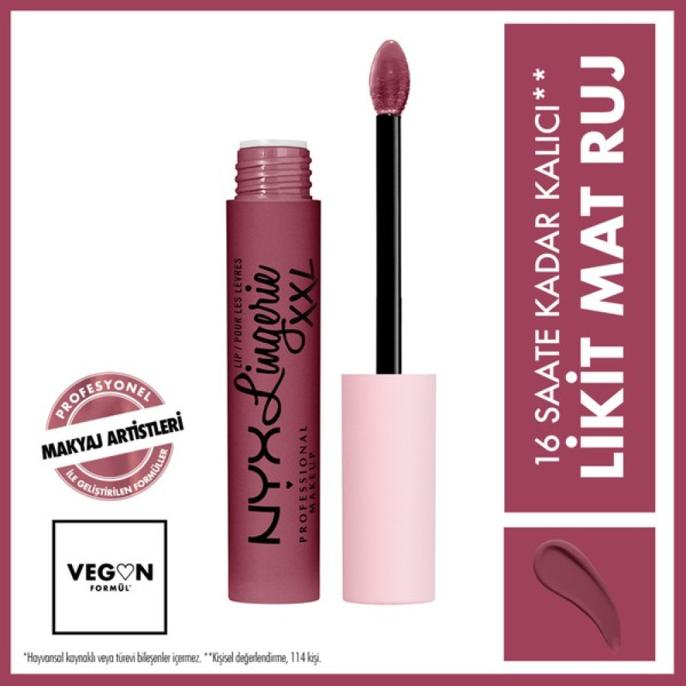 NYX Professional Makeup LIP LINGERIE XXL MATTE LIQUID LIPSTICK - BUST ED - Avenue Rujlar & Dudak Parlatıcıları Fiyatı