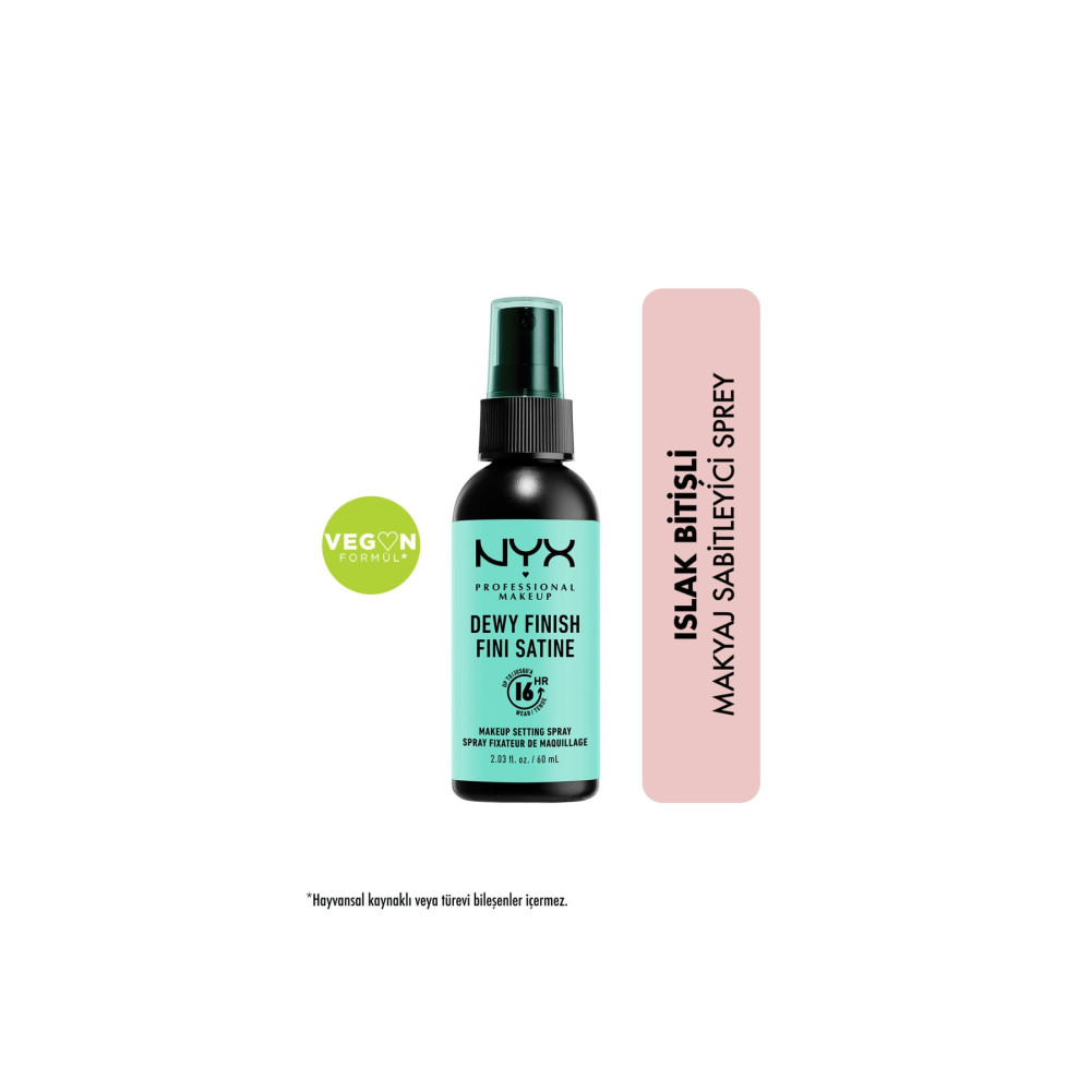 NYX Professional Makeup Makyaj Sabitleyici Sprey - Makeup Setting Spray Dewy Dewy 80 g Makyaj Ürünleri Fiyatı