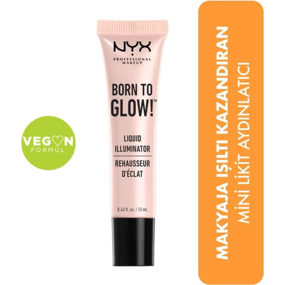 Nyx Professional Makeup Mini Likit Aydınlatıcı- Born To Glow Lıquıd Illumınator 13 ml Sunbeam 800897845995 Aydınlatıcı Fiyatı