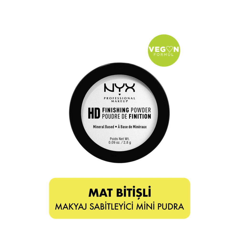 NYX Professional Makeup Mini Pudra Hıgh Defınıtıon Fınısıng Powder Mini Pudra 2.8 Gr Makyaj Ürünleri Fiyatı