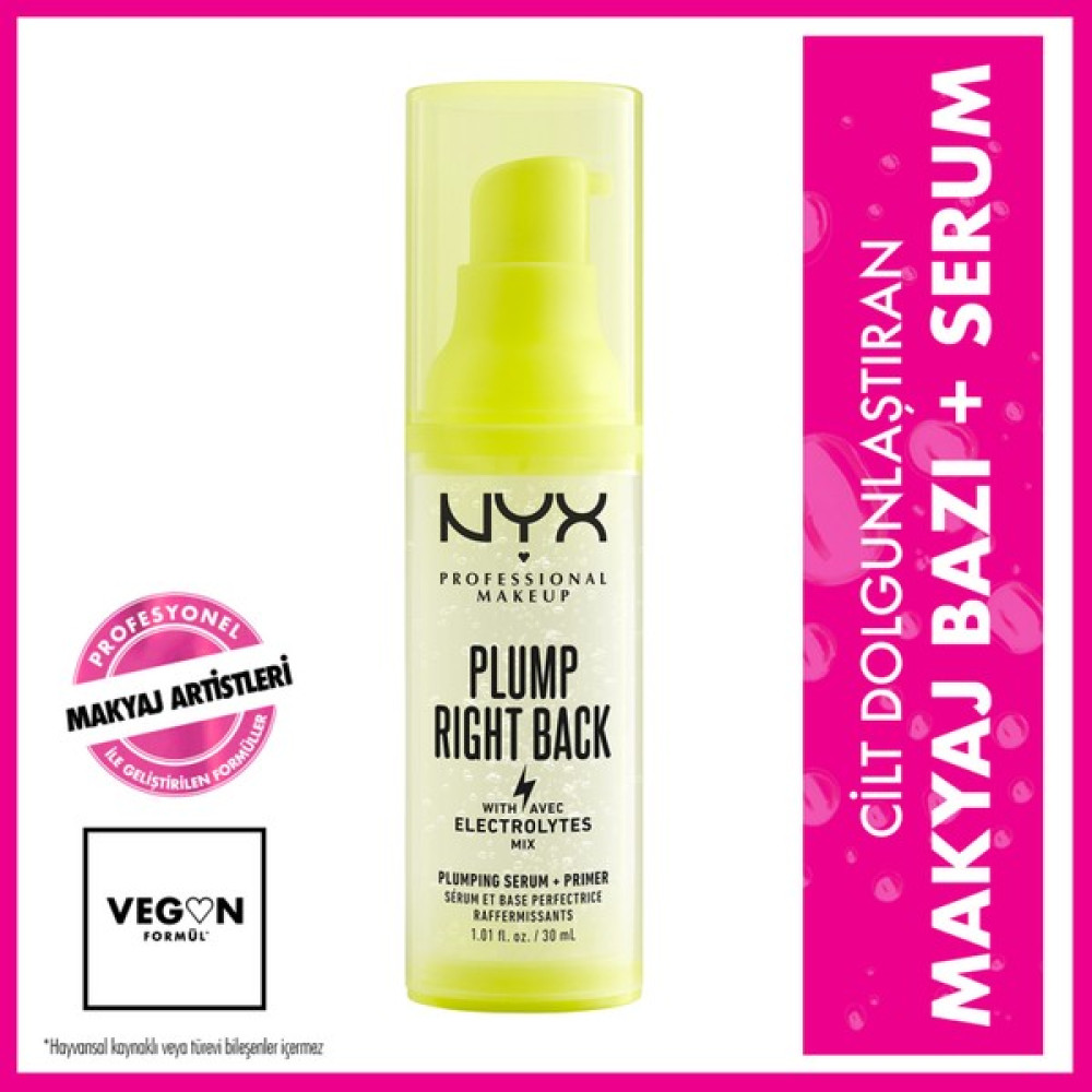 Nyx Professional Makeup Plump Right Back Primer Serum Makyaj Bazı Fiyatı