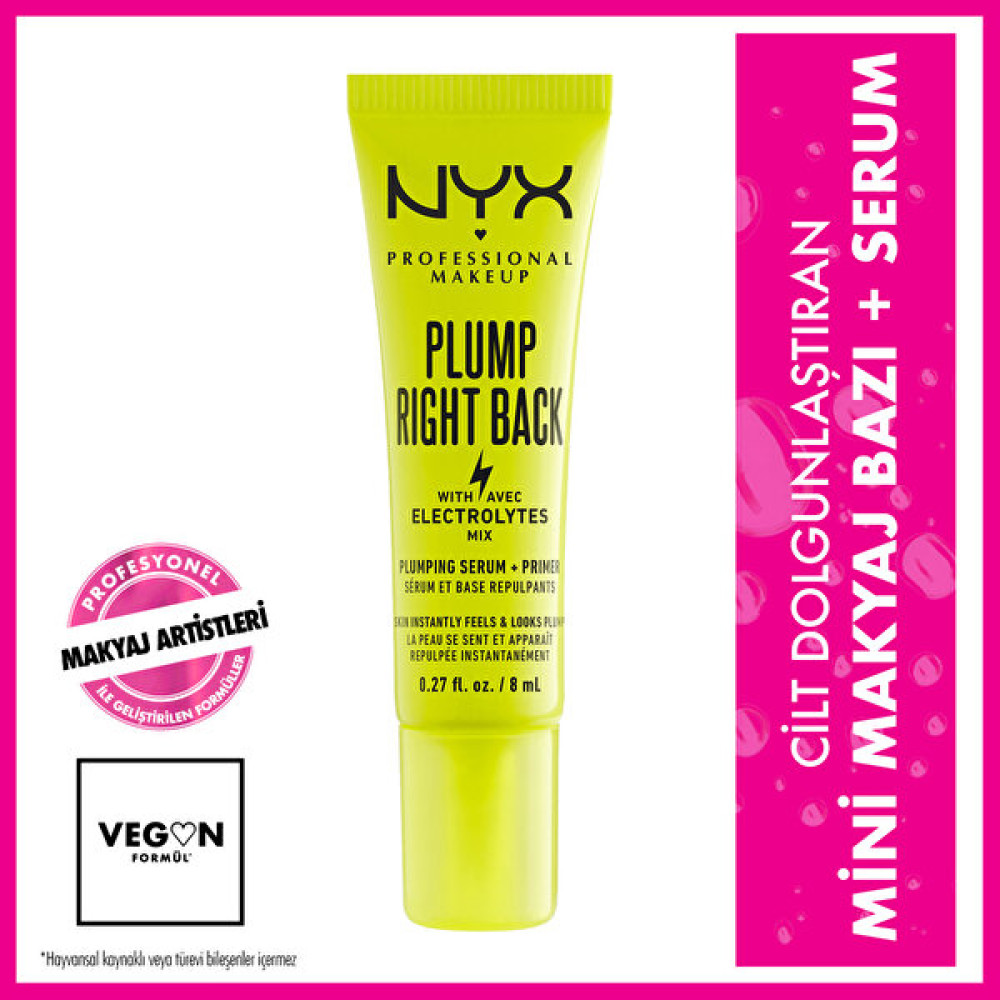 Nyx Professional Makeup Plump Right Back Primer Serum Mini Makyaj Bazı Fiyatı