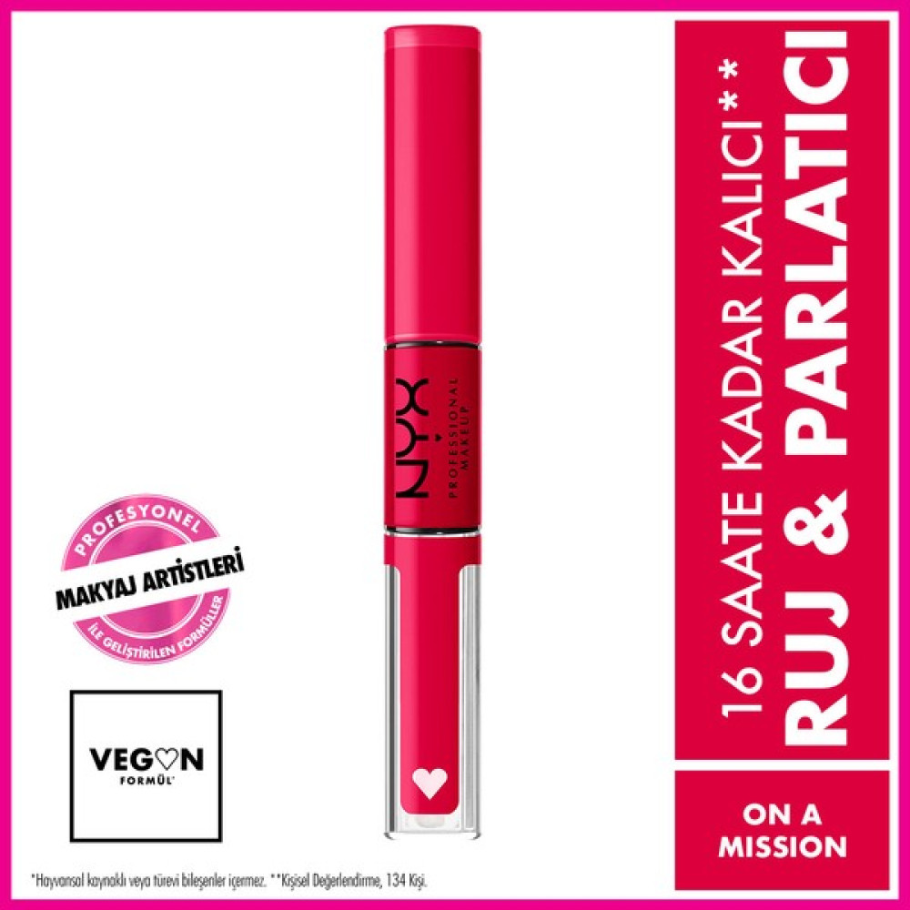 Nyx Professional Makeup Shıne Loud Hıgh Shıne Lıp Color - On A Mıssıon Rujlar & Dudak Parlatıcıları Fiyatı