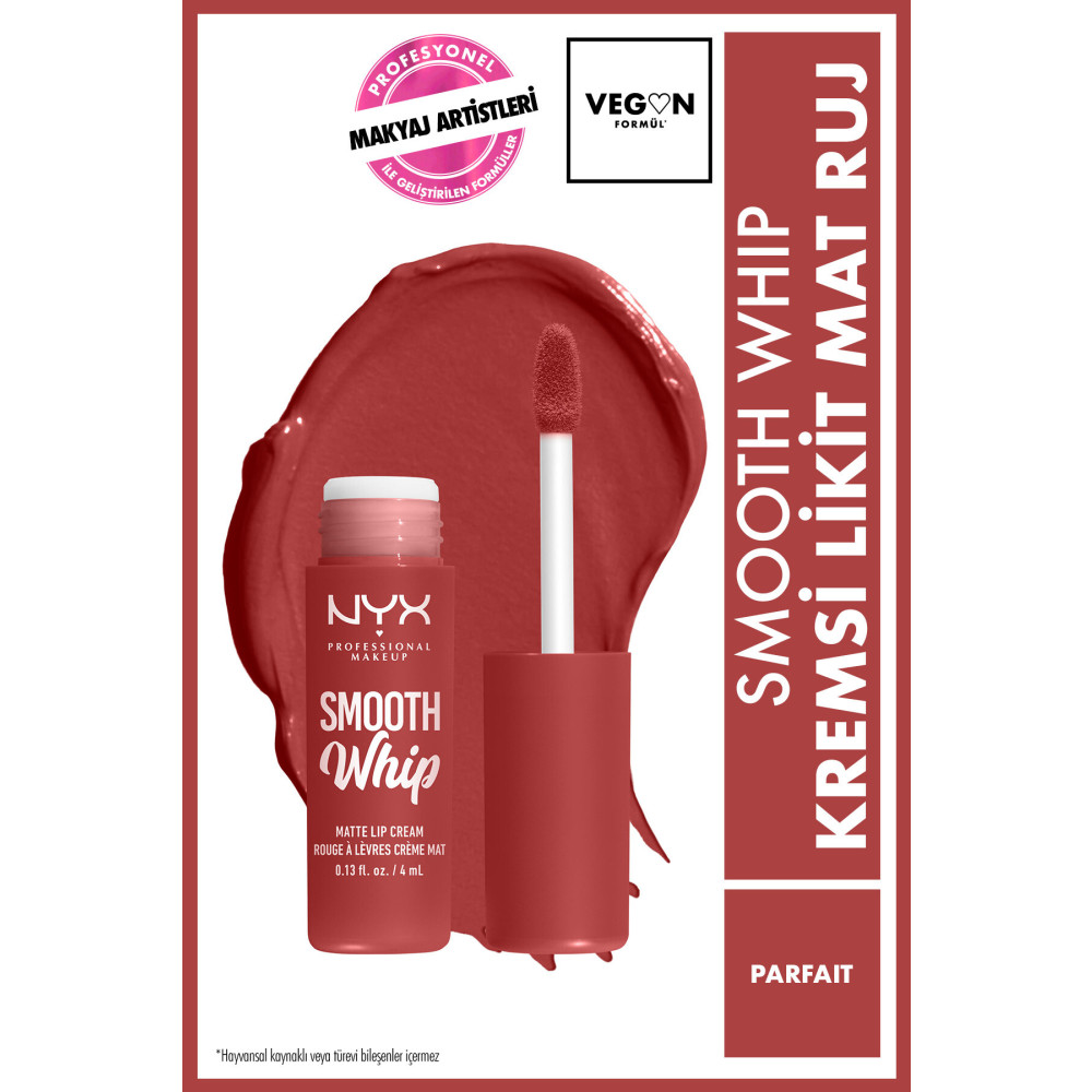 NYX Professional Makeup Smooth Whip Kremsi Likit Mat Ruj - Parfait Rujlar & Dudak Parlatıcıları Fiyatı