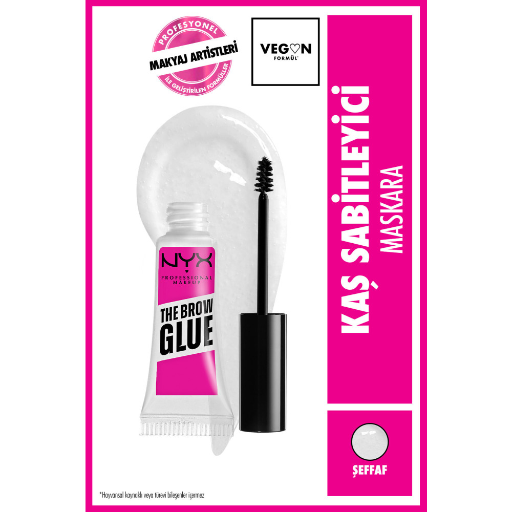NYX Professional Makeup The Brow Glue Instant Brow Styler - Şeffaf Kaş Sabitleyici Maskara Kaş Makyajı Fiyatı