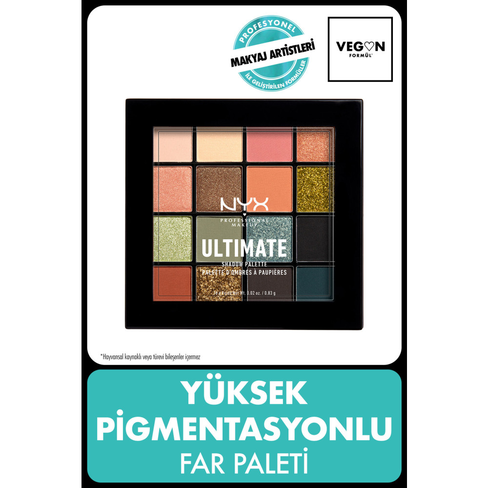 NYX Professional Makeup Utopia Ultimate Far Paleti 800897207779 Göz Farı Fiyatı