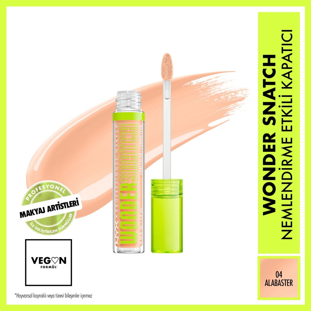 NYX Professional Makeup Wonder Snatch Nemlendirme Etkili Kapatıcı - 04 Alabaster Diğer Fiyatı
