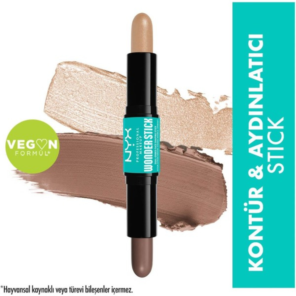 Nyx Professional Makeup Wonder Stick Çift Taraflı Krem Kontür & Aydınlatıcı Stick - Fair Aydınlatıcı Fiyatı