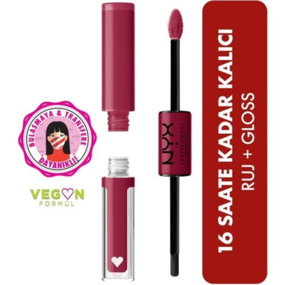 Nyx Shine Loud High Shine Lip Color Goal Getter - Dudak Parlatıcısı Rujlar & Dudak Parlatıcıları Fiyatı