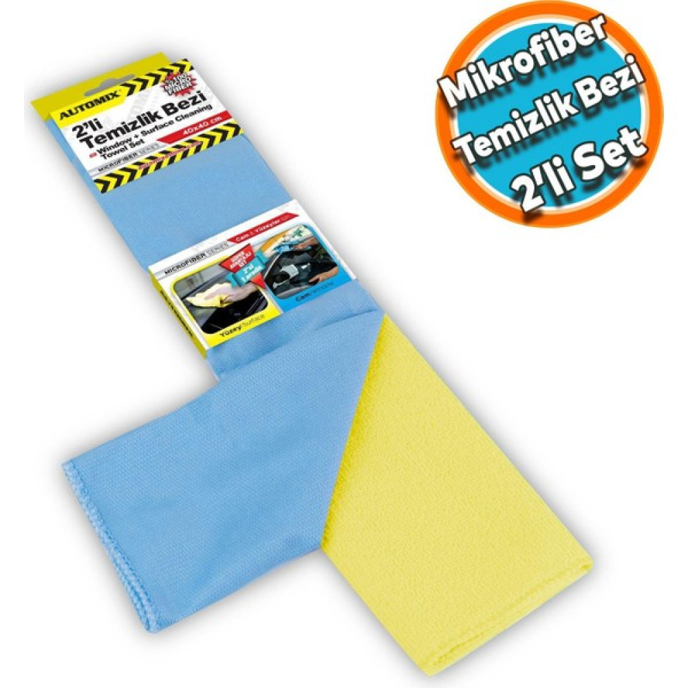 Nzb Araba Araç Otomobil Oto Iç Dış Ofis Ev Cam Kurulama Temizleme Mikrofiber Bez 2'li Set 40X40 Oto Genel Temizlik Fiyatı