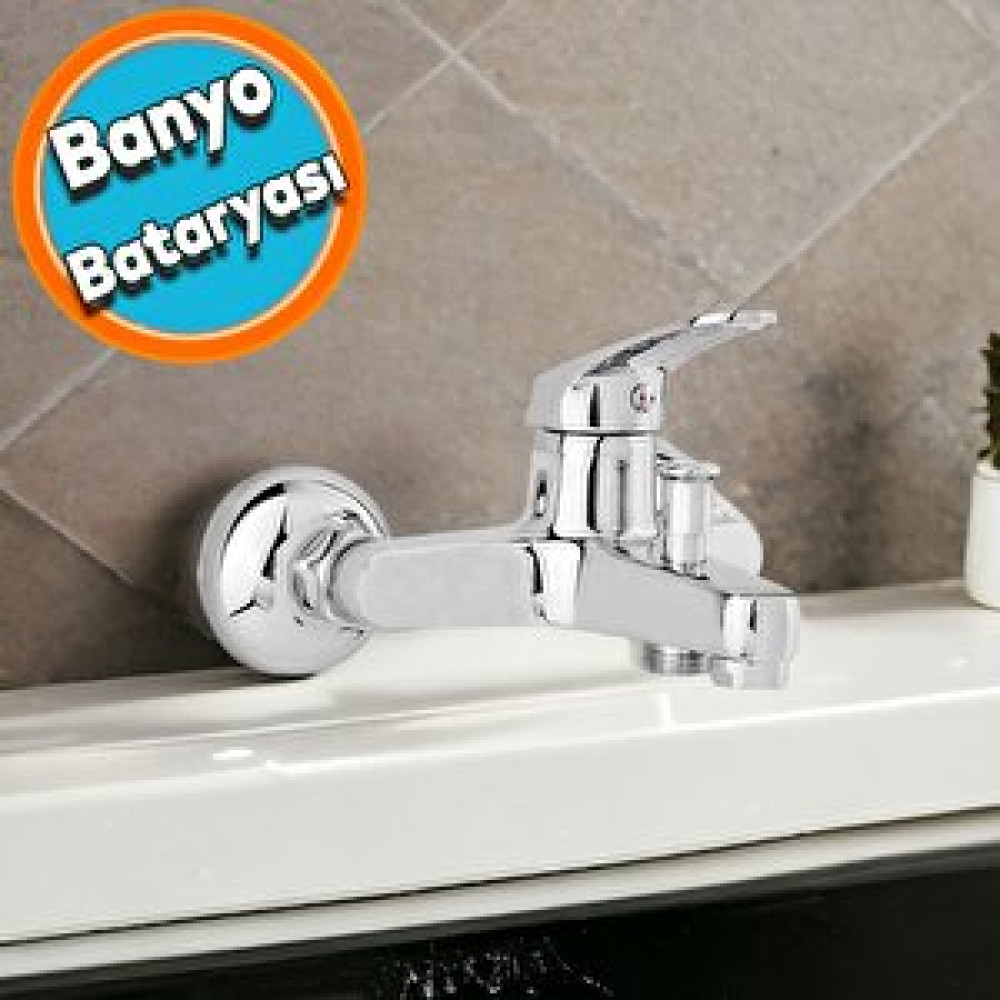 Nzb Duş Musluğu Lavabo Banyo Mutfak Bataryası Sıcak Soğuk Çift Su Girişli Musluk Batarya Evye Bataryalar Fiyatı