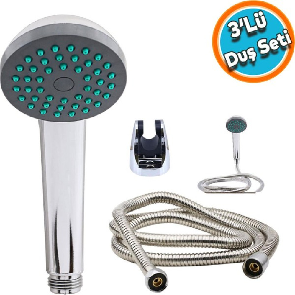 Nzb Duş Seti Spiral Fişkiye Banyo Duş Başlığı Set Fiskiyesi Telefonu Yuvarlak Klasik Başlık Fiskiyemetal Hortum Duş Seti Fiyatı