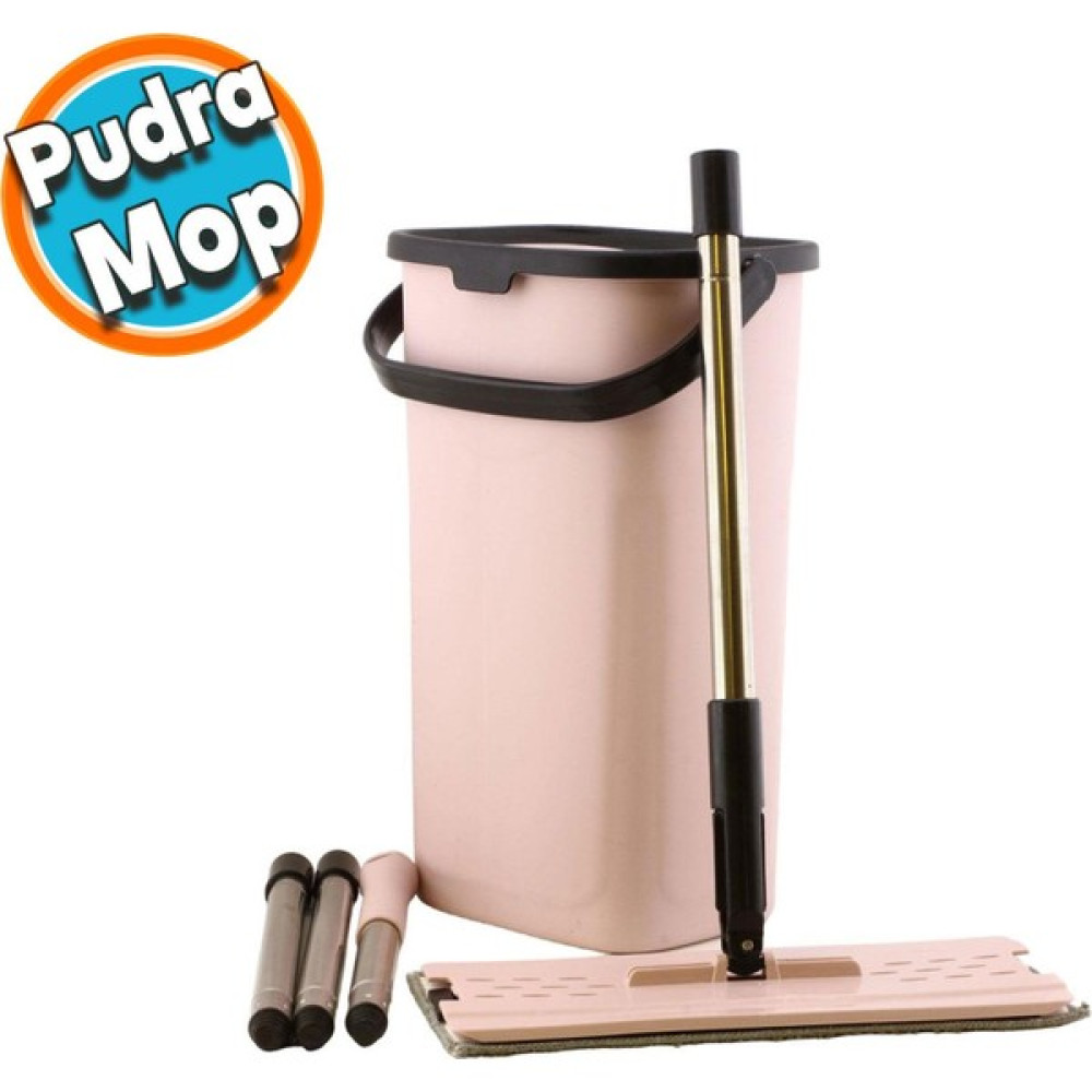 Nzb Flat Mop Bez Banyo Ev Ofis Yer Duvar Parke Silme Temizlik Kova Seti Paspas Vilada EH221 - Pudra Temizlik Malzemeleri Fiyatı