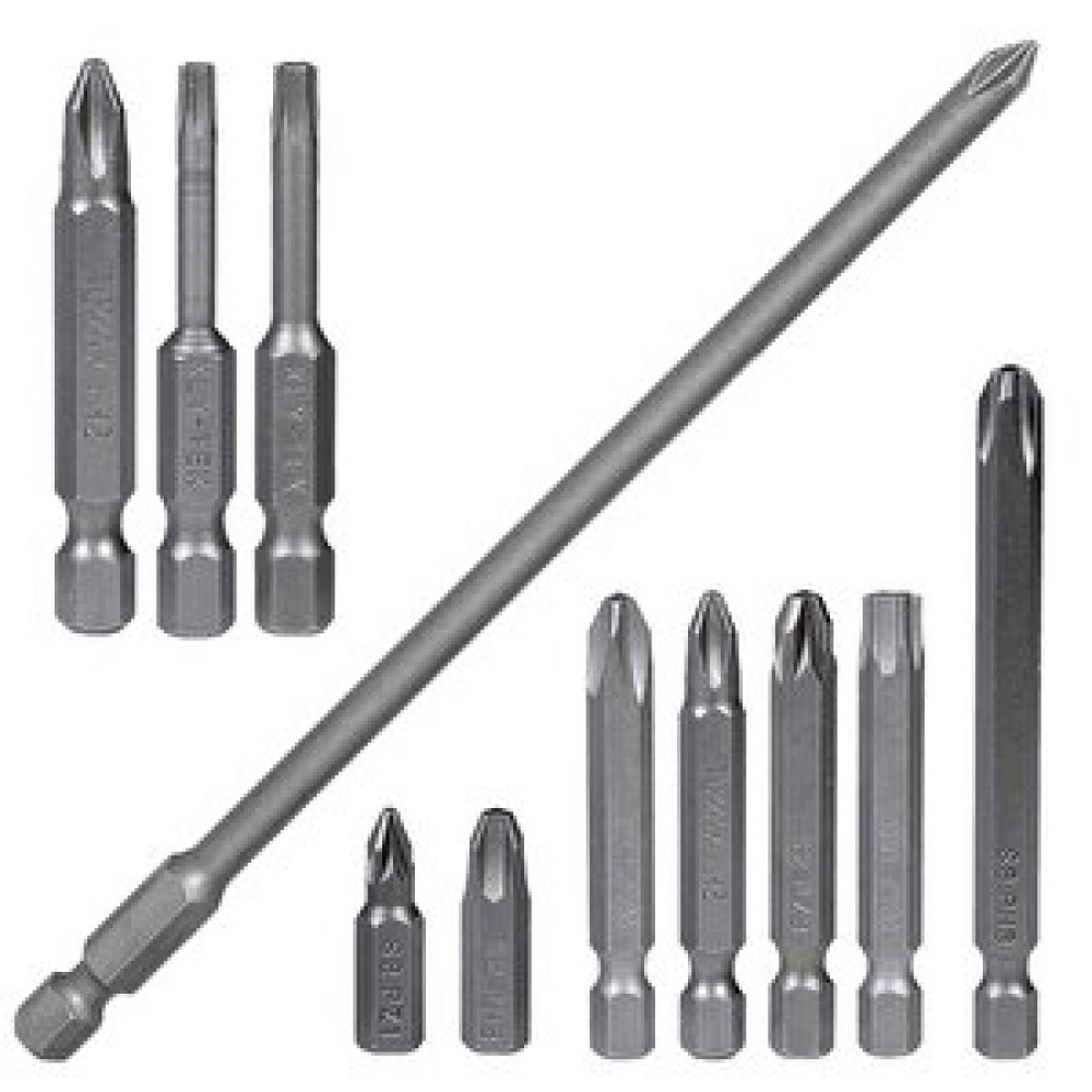 Nzb Klytek Matkap Bits Uç Vidalama Ucu Düz Yıldız Torx Uç (11 Parça) Yedek Parça - Elektrikli El Aletleri Fiyatı