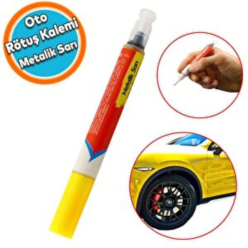 Nzb Oto Rötuş Kalemi 5 Ml Araç Kaporta Tampon Çizik Giderici Fırça Yenileme Metalik Sarı Renk Boya Oto Çizik Giderici Fiyatı