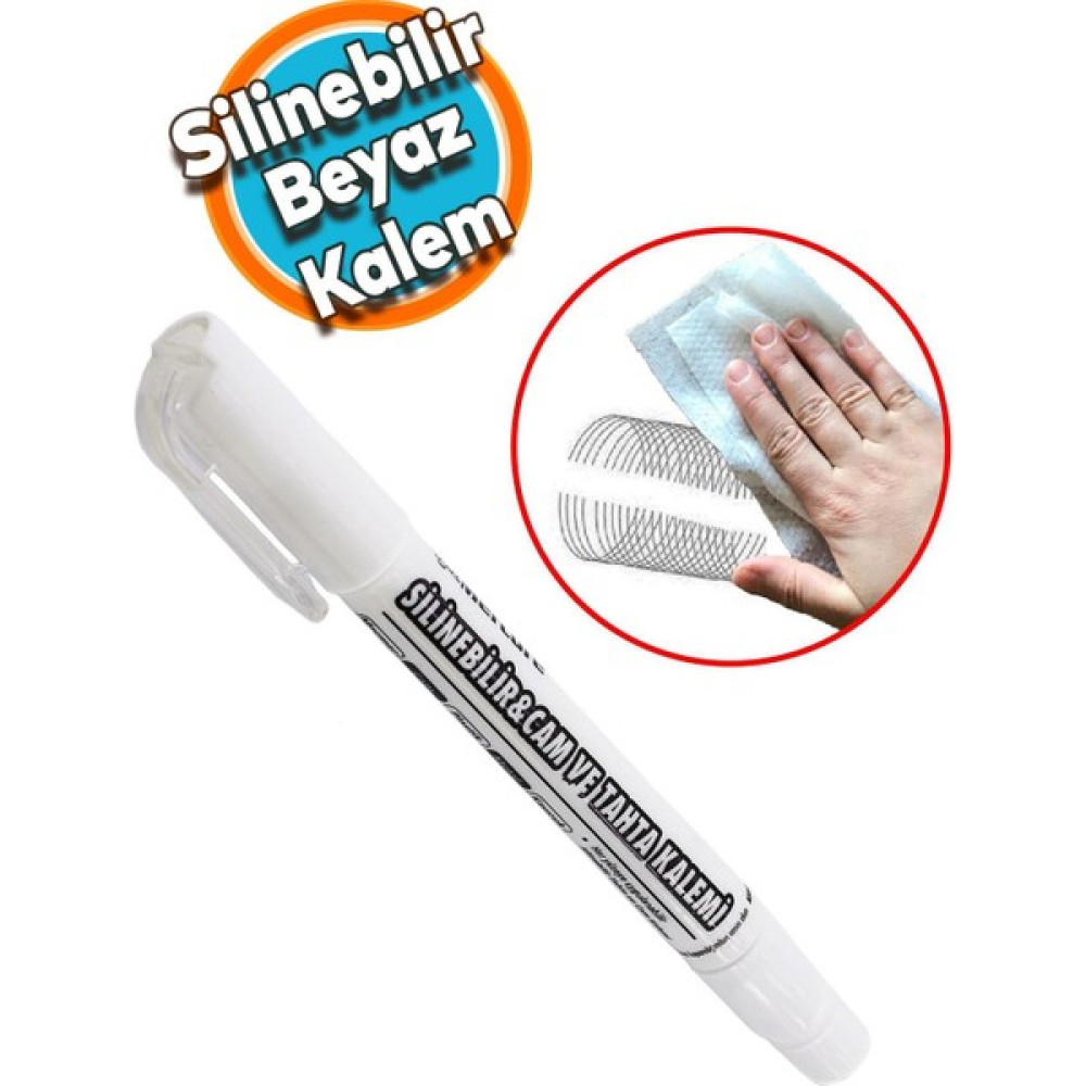 Nzb Silinebilir Tebeşir Işaretleyici Beyaz Kalem Metal Plastik Tahta Cam Ahşap Yüzey Yağlı Boya Uç Yazı Tahtası Kalemi Fiyatı