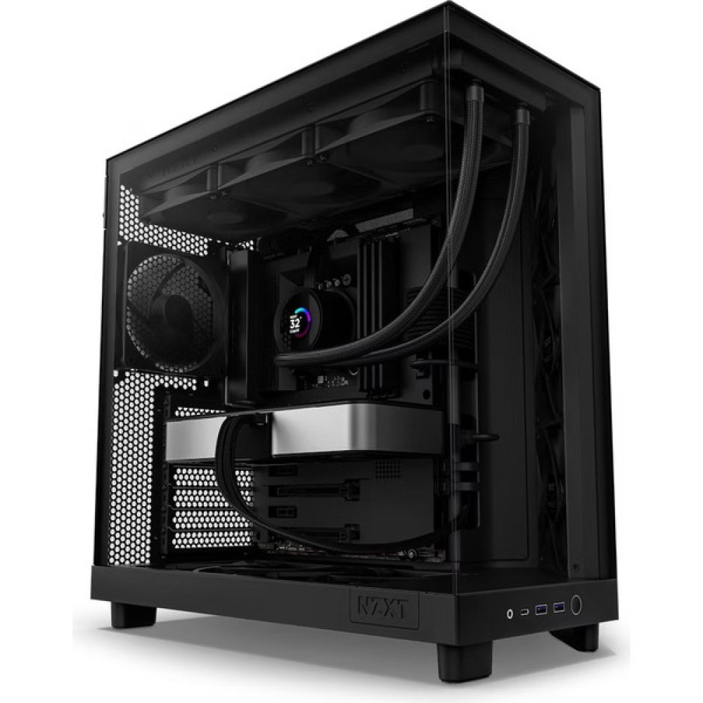 Nzxt H Series H6 Flow 3X120MM (Atx, Micro-Atx, Mini-Itx) CC-H61FB-01 Siyah Atx Oyuncu Kasası PC Kasaları Fiyatı