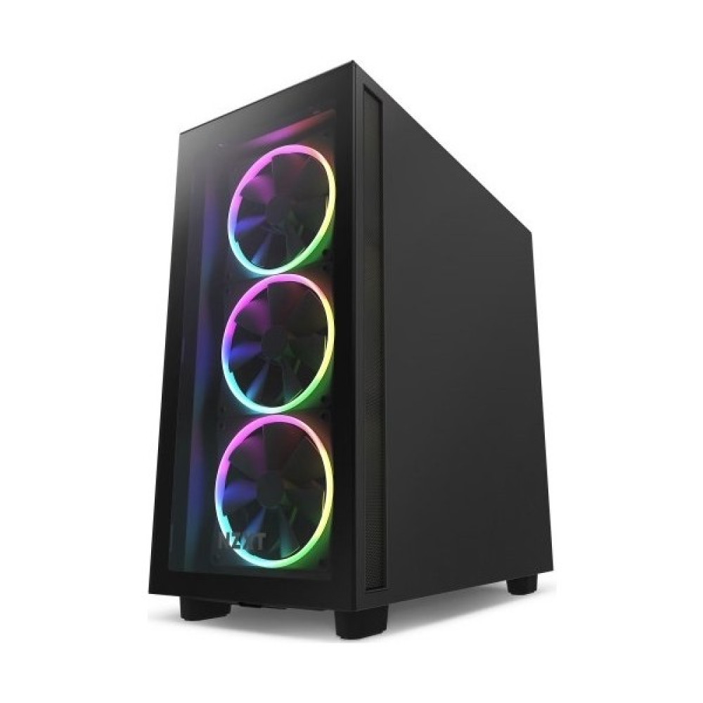 Nzxt H Series H7 (2023) Elite Edition Black Tempered Glass Rgb USB 3.2 Atx Mid Tower Kasa - Siyah PC Kasaları Fiyatı