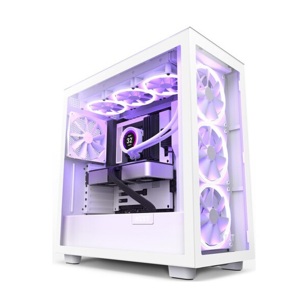 Nzxt H Series H7 (2023) Elite Edition CM-H71EW-02 Beyaz Atx Mid Tower Gaming (Oyuncu) Kasa PC Kasaları Fiyatı