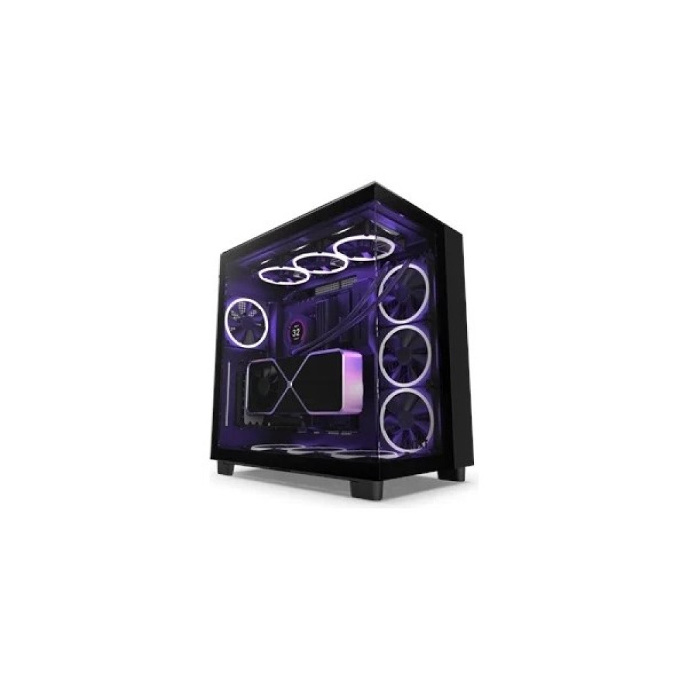 Nzxt H Series H9 Elite Edition CM-H91EB-01 Temperli Cam Siyah Mid Tower Gaming (Oyuncu) Kasa PC Kasaları Fiyatı