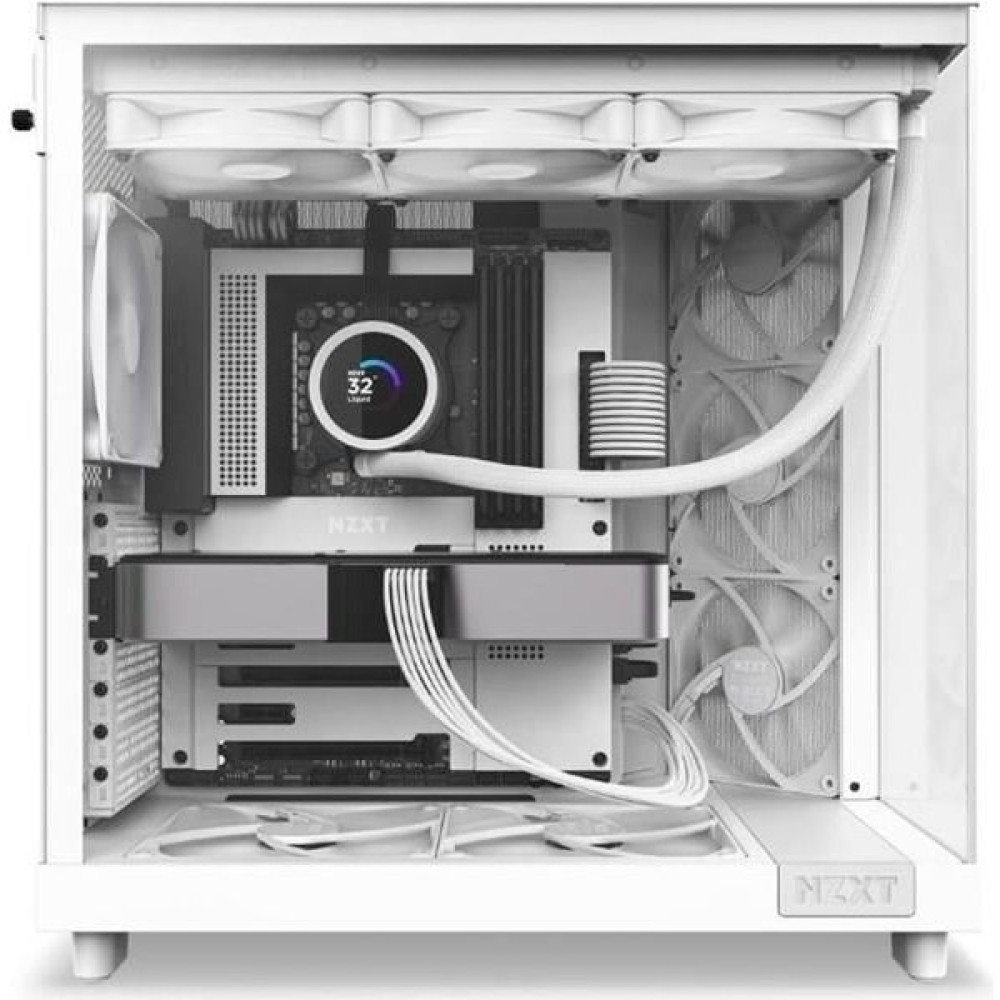 Nzxt H6 Flow CC-H61FW-01 Gamıng Mıd-Tower Pc Kasası Beyaz Oto Boyaları Fiyatı
