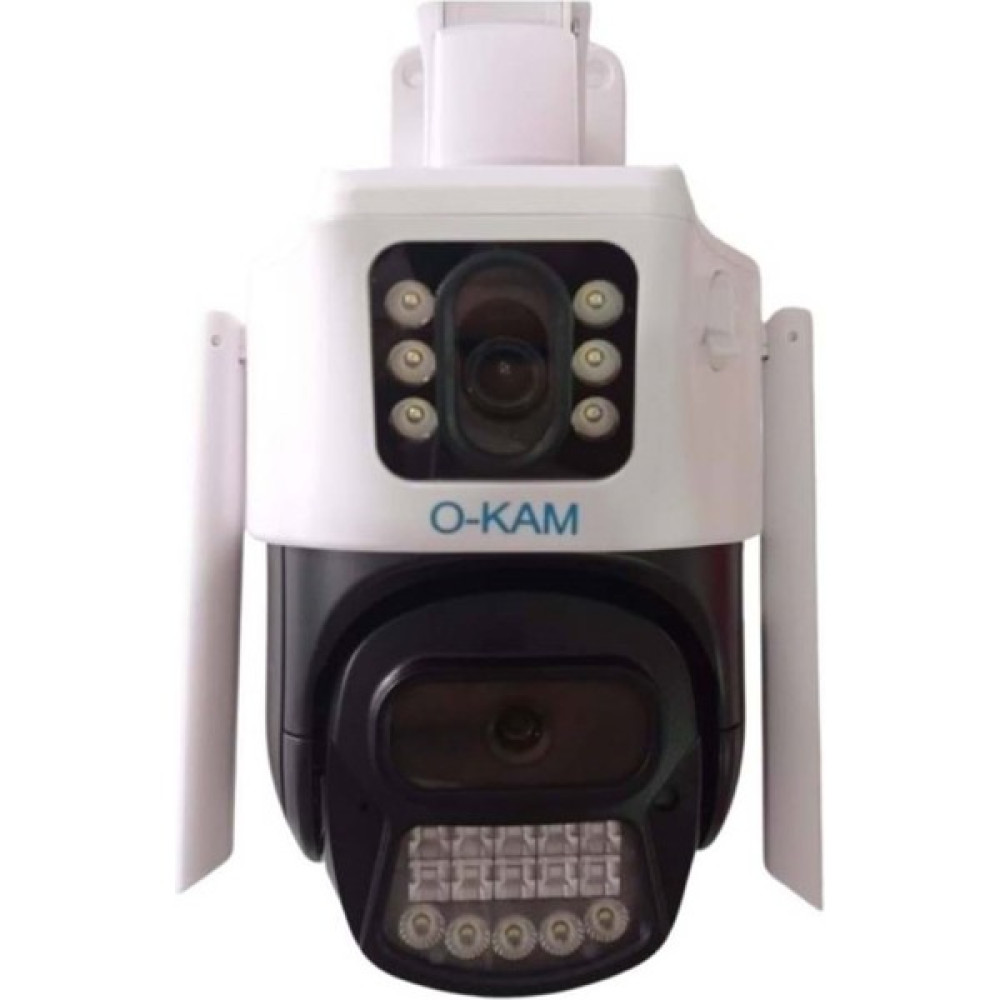 O-Kam Çift Lensli Hareketli Wi-Fi Akıllı Ptz Güvenlik Kamerası (O-Kam-6015) Türkçe (O-Kam) Uygulama Destekli Güvenlik Kameraları Fiyatı