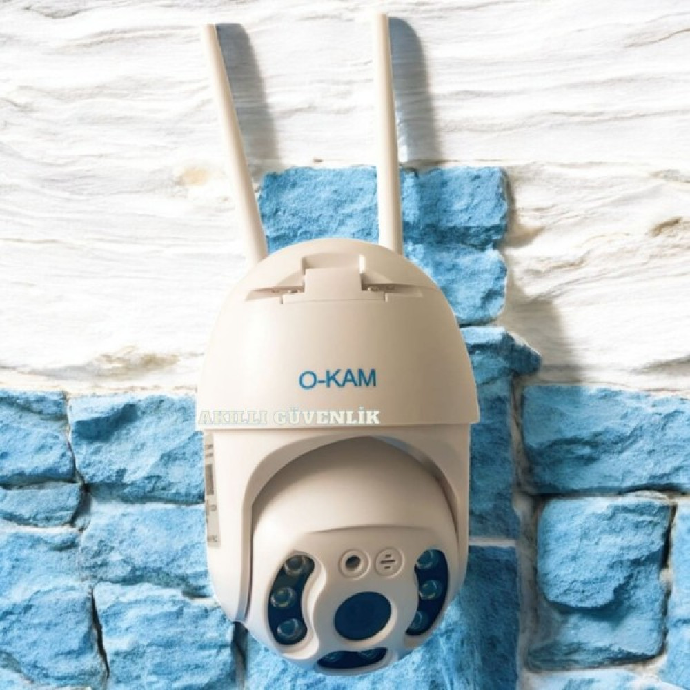 O-kam O-KAM-3038 3mp Wıfı Ptz Camera, 2.5 Inch 8pcs Leds Dual Light Diğer Fiyatı