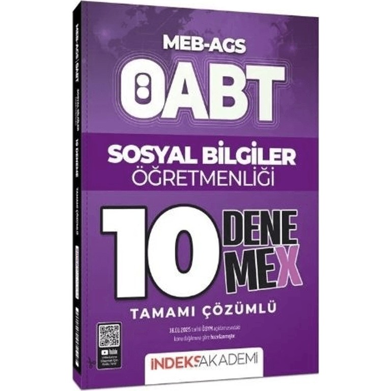 Öabt Meb-Ags Sosyal Bilgiler Öğretmenliği 10 Deneme x Çözümlü Diğer Fiyatı
