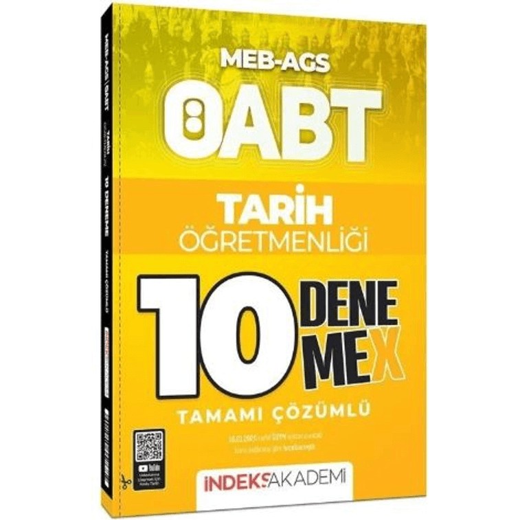 Öabt Meb-Ags Tarih Öğretmenliği 10 Deneme x Çözümlü Diğer Fiyatı