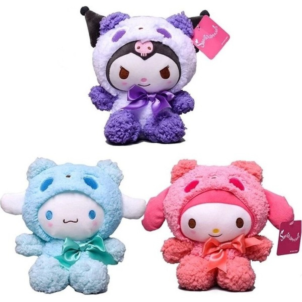 Oajfeu 3'lü 20CM Kuromi Melody Cinnamoroll Peluş Oyuncaklar - Çok Renkli (Yurt Dışından) Peluş Oyuncaklar Fiyatı