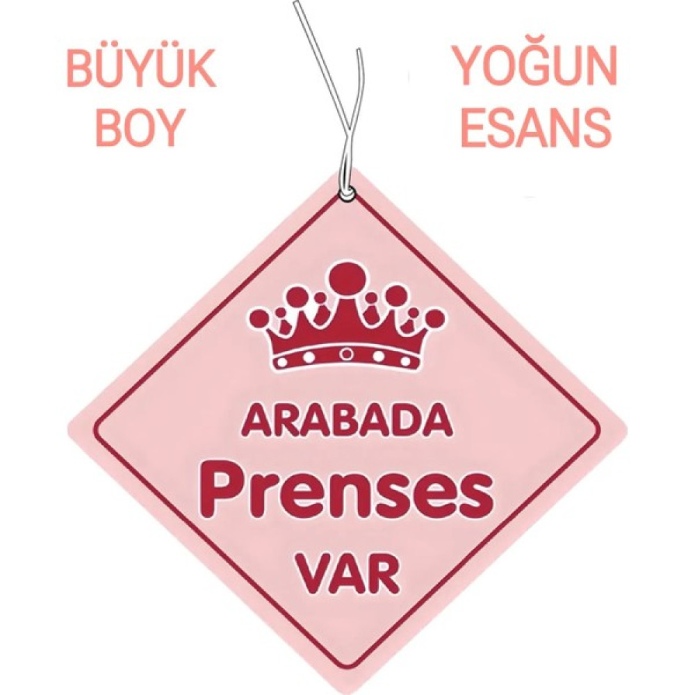 Oasis Life Büyük Boy 5 Adet Arabada Prenses Var Oto Araç Kokusu Bublegum Esans Ekstra Yoğun Oto Kokuları Fiyatı