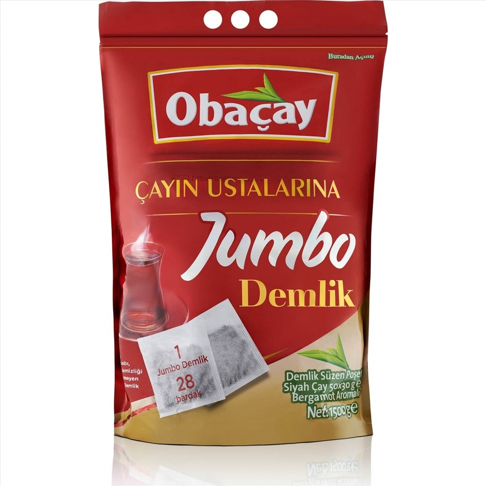 Obaçay Jumbo Demlik 50x30 g Çay Fiyatı