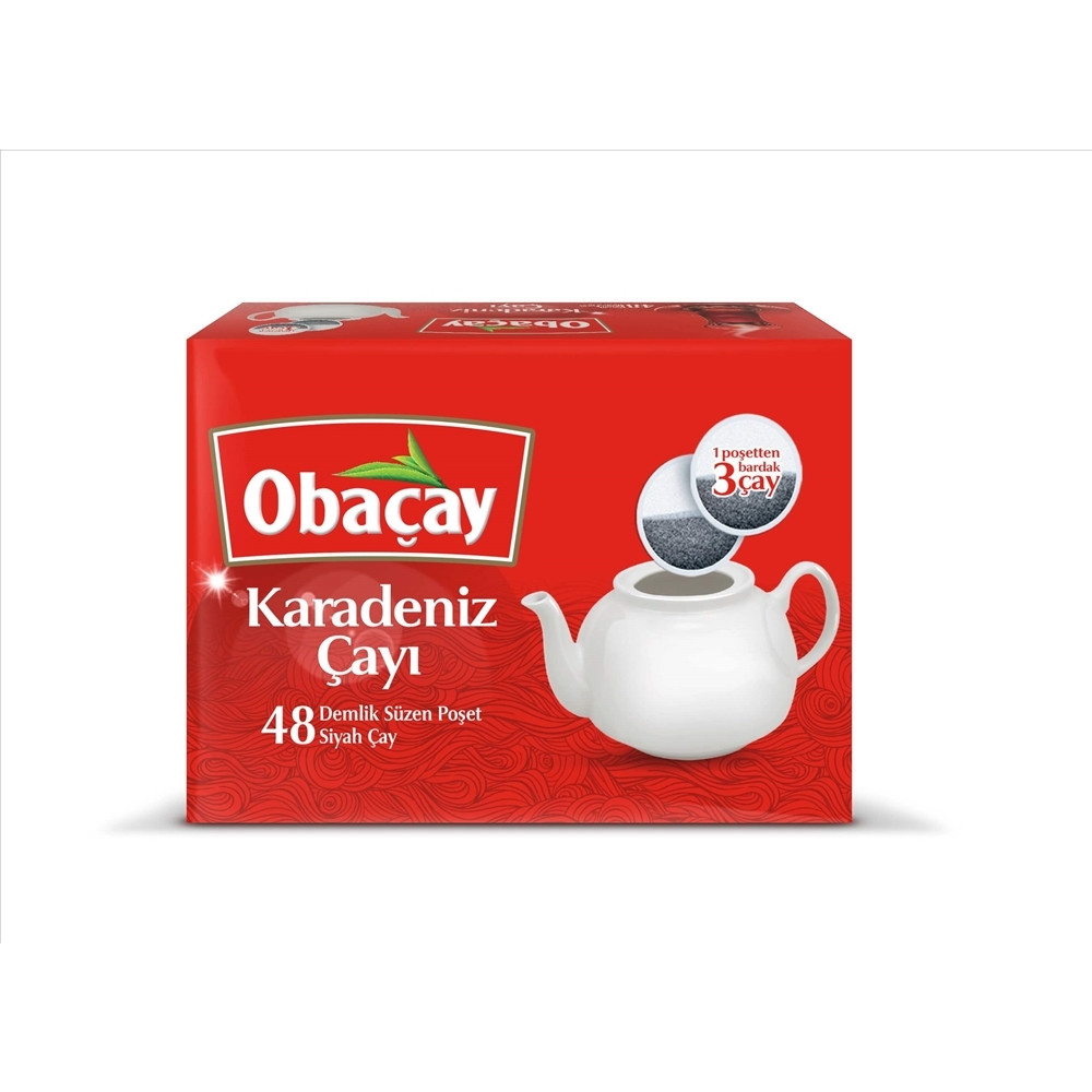 Obaçay Karadeniz Çayı Demlik Poşet 48x3,2 g Çay Fiyatı