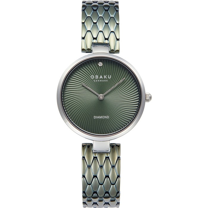 Obaku Denmark V256LXCESE Quartz Çelik Yeşil Safir Cam 32 mm Kadın Kol Saati - tek ebat Kol Saatleri Fiyatı
