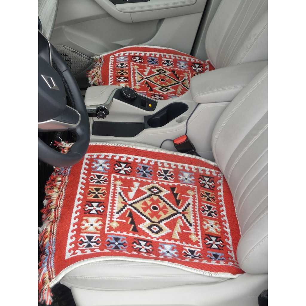 Obam Oto Koltuk Kılıfı (Çift Taraflı )Yıkanabilir Araba Takımı Kilim Kırmızı Renk FİAT,WW,OPEL,HYUNDAİ,BMW,MERCEDES,HER ARACA UYGUN Kilim Fiyatı